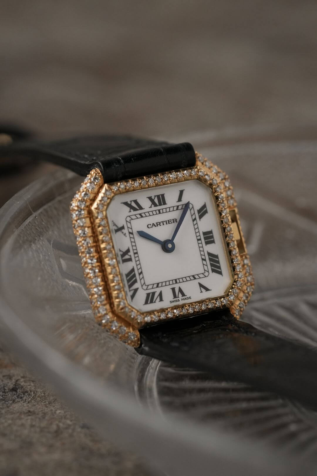 カルティエ/サンチュールSM/パヴェダイヤモンドケース/SWISS MADE