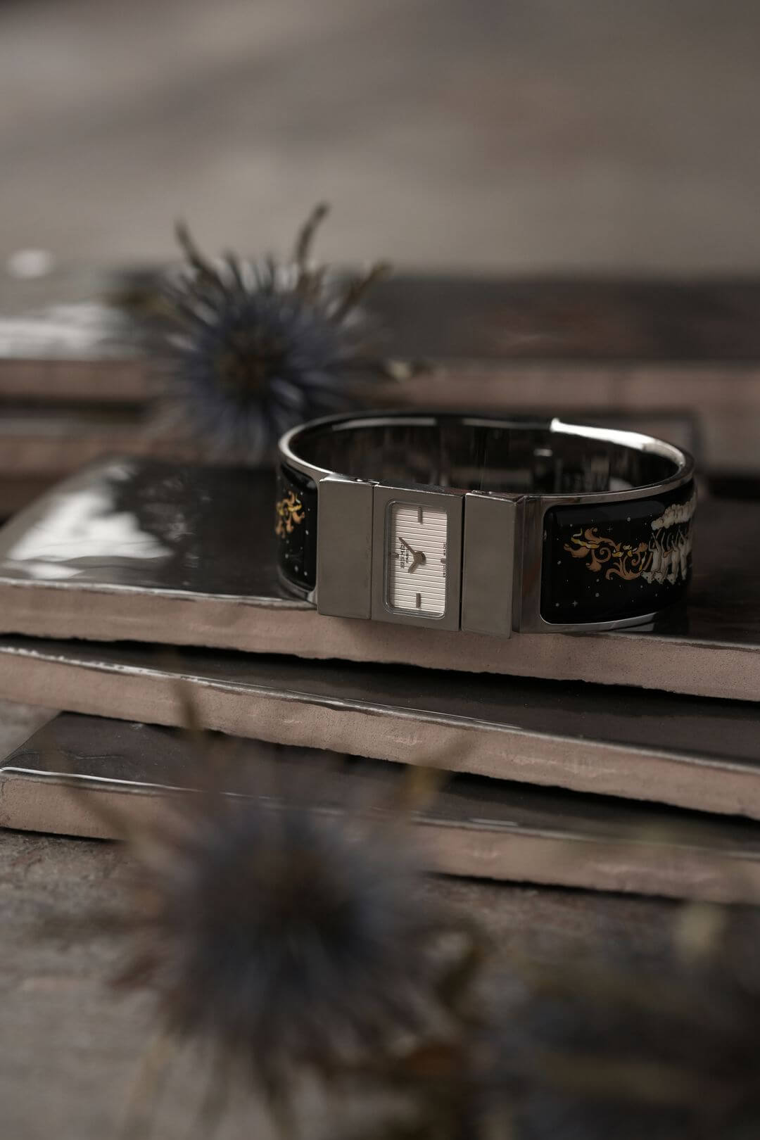 エルメス/バングルウォッチ/ロケ/シルバーダイヤル/Hermes/Bangle