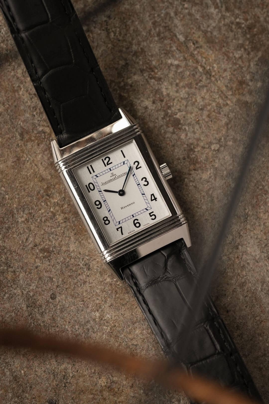 ジャガールクルト/レベルソクラシック/レイルウェイアラビアシルバー