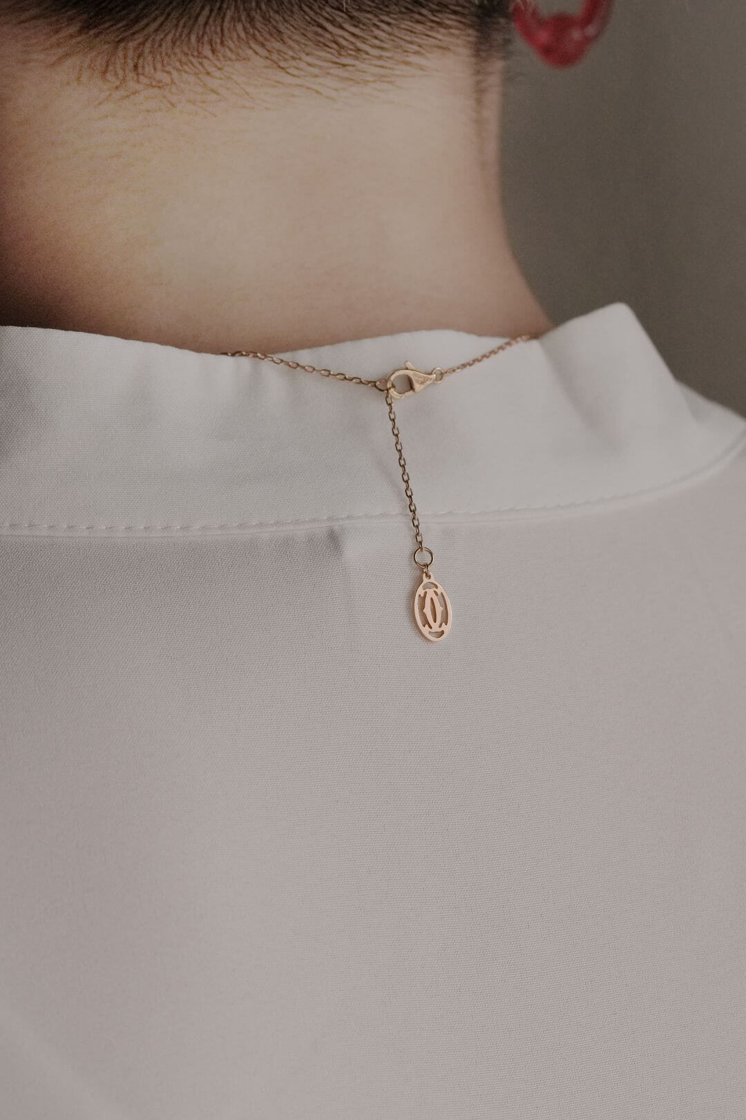カルティエ/ダムールSMネックレスAu750/Cartier/d'amour SM necklace
