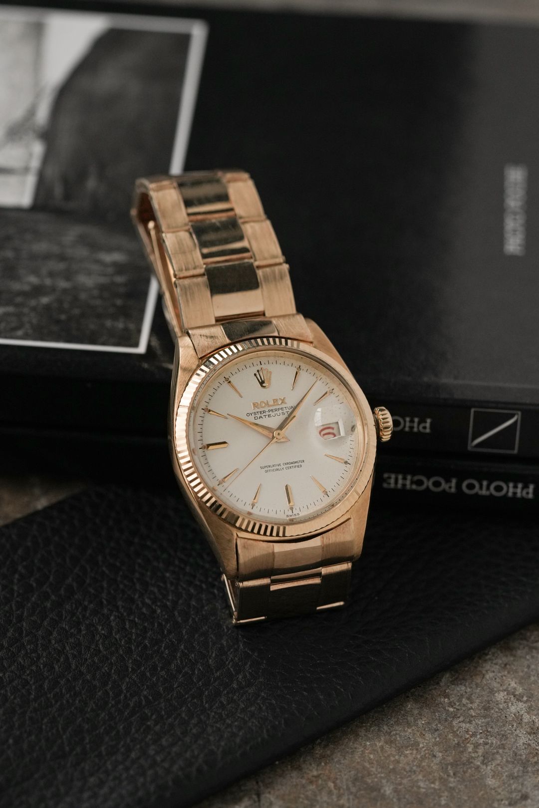 ロレックス/デイトジャスト/クサビホワイトダイヤル/クロノメーター