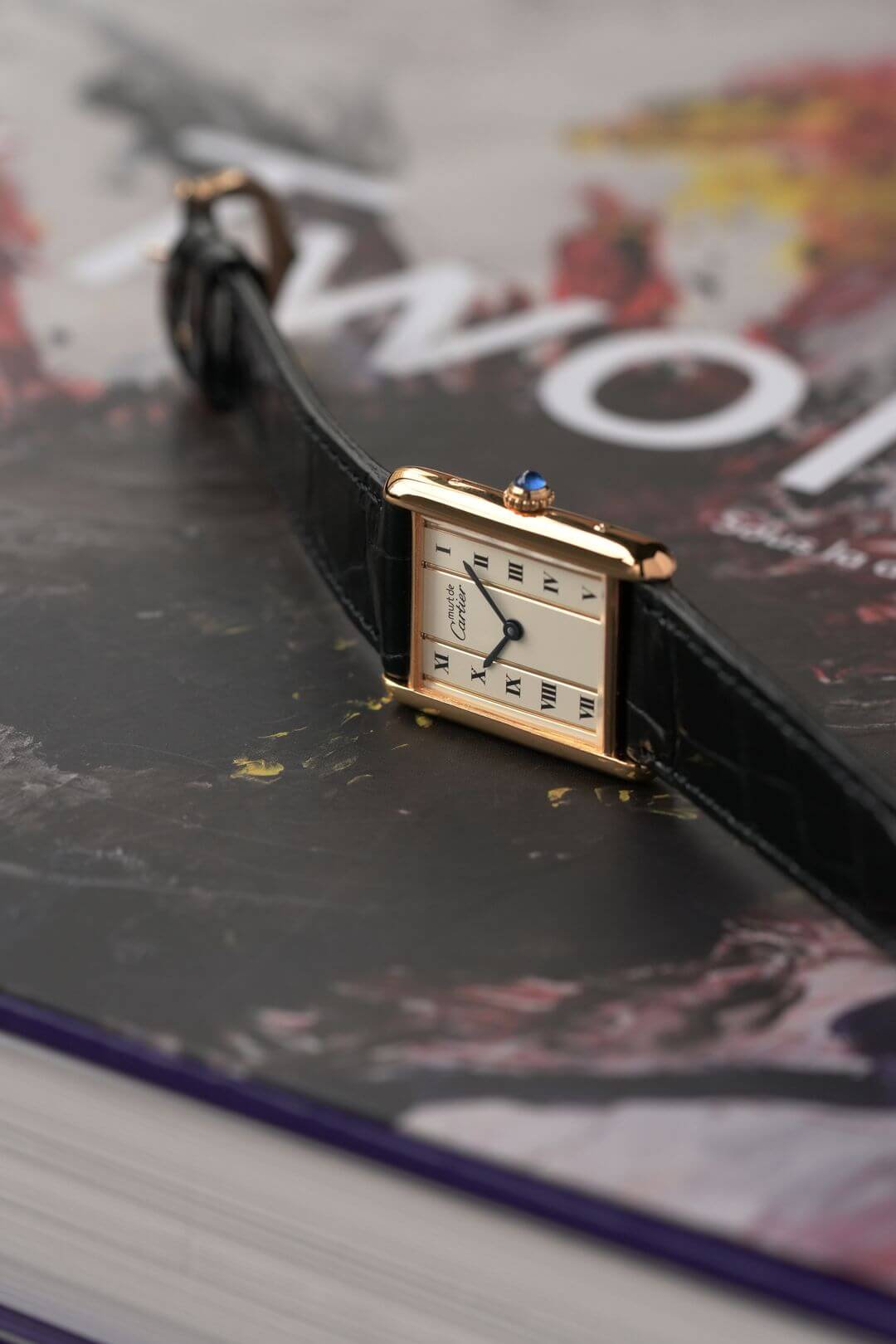 マスト ドゥ カルティエ/マストタンクLM/縦ローマンダイヤル