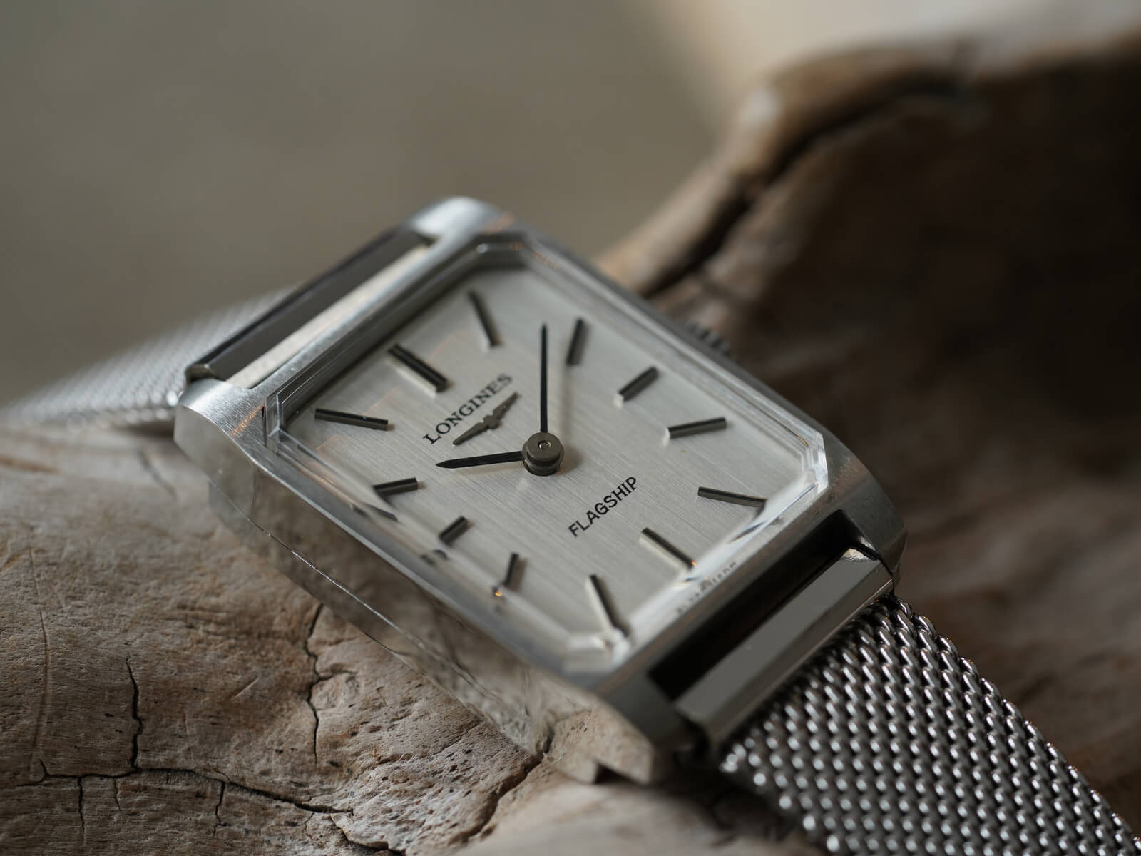ロンジン/フラッグシップ/レクタンギュラーケース/シルバーダイヤル