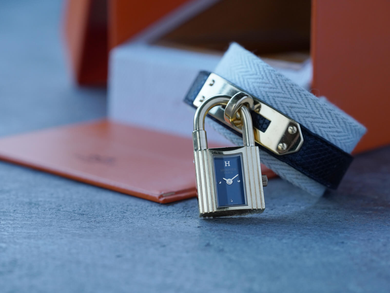 エルメス/ケリーウォッチ/ブラックダイヤル/Hermes/Kelly Cadenas