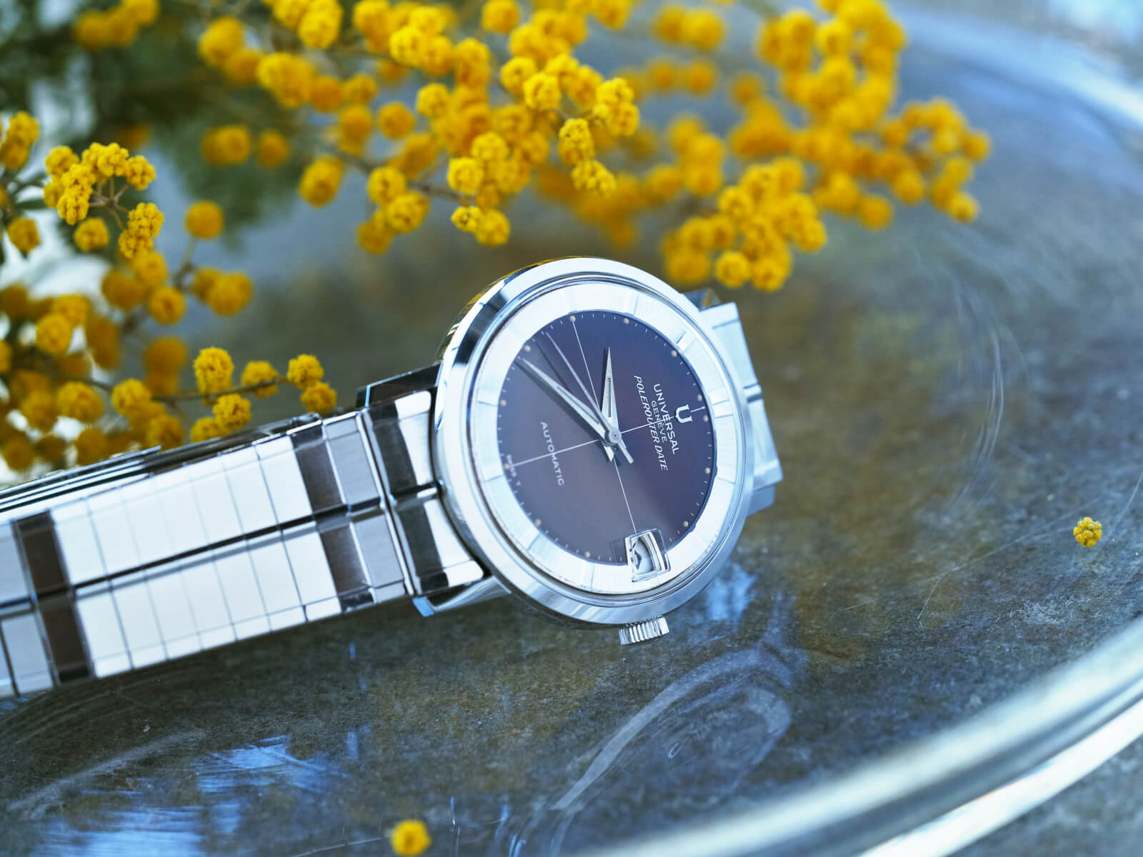 ユニバーサルジュネーブ/ポールルーターデイト/クロスライントロピカル