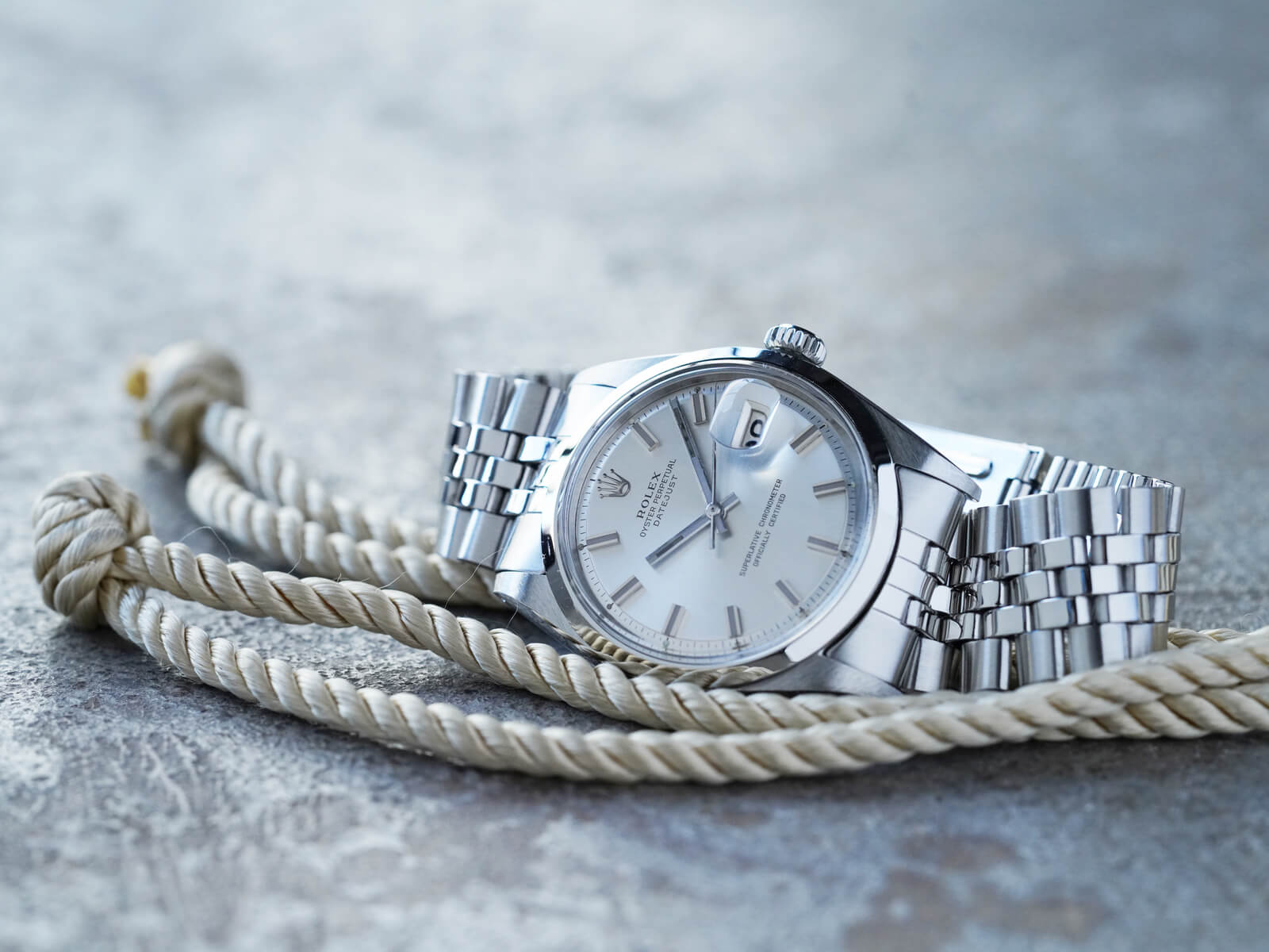 ロレックス/デイトジャスト/ワイドボーイシルバーダイヤル/クロノ