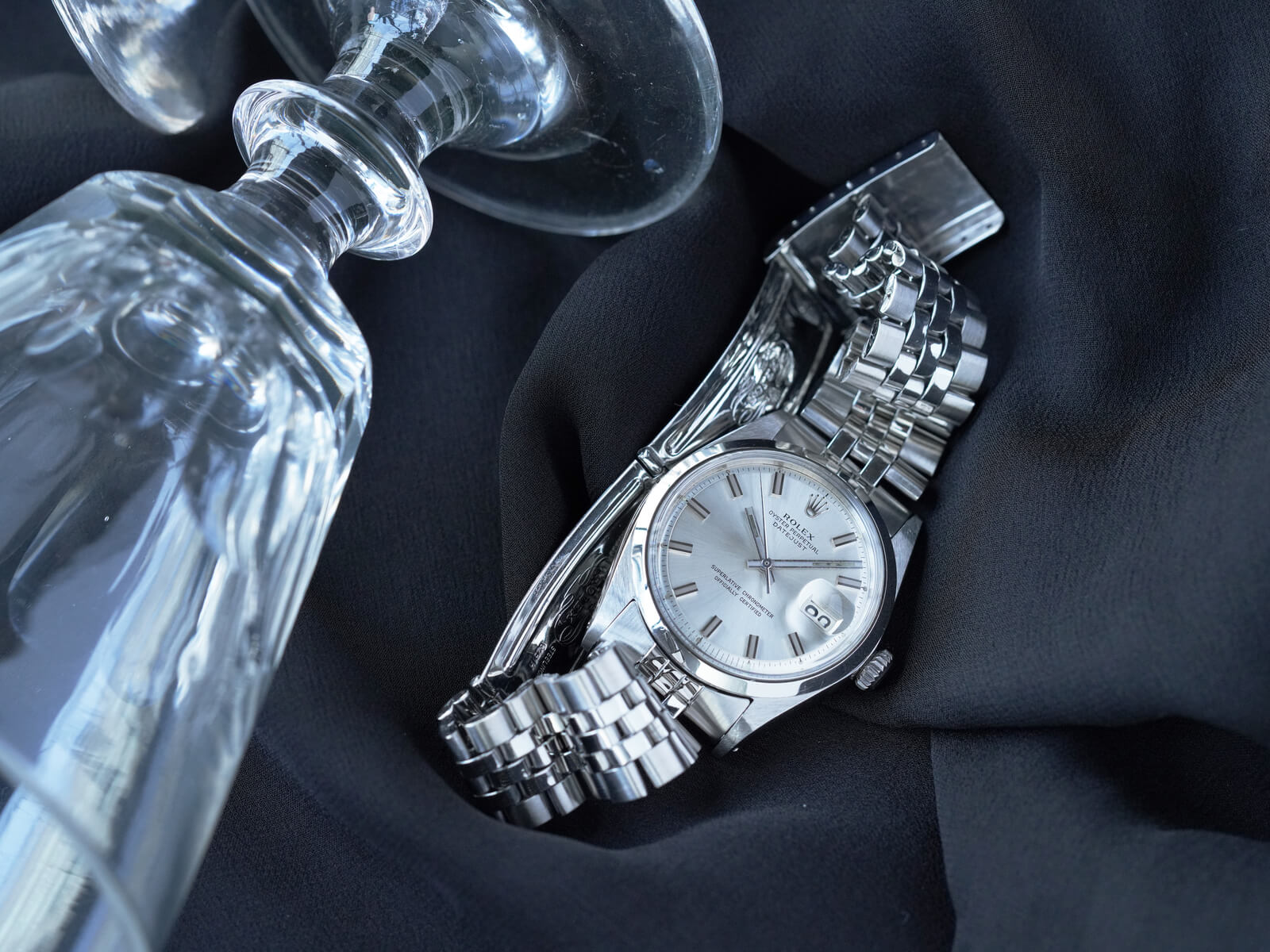 ロレックス/デイトジャスト/ワイドボーイシルバーダイヤル/クロノ