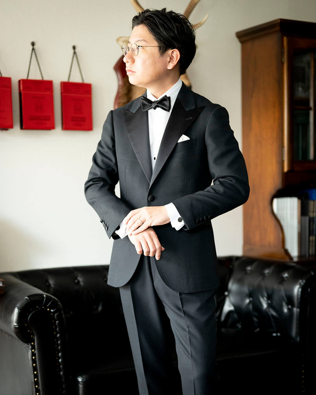 クラシックなタキシードをお探しならオーダーメイドで。美しい