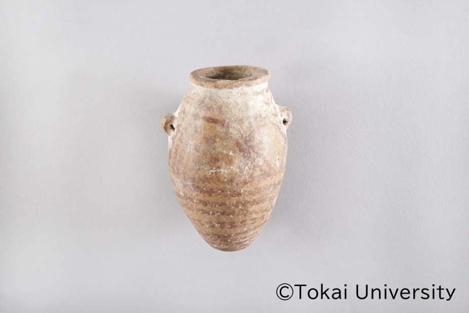 彩文両耳付壺｜東海大学古代エジプト及び中近東コレクション