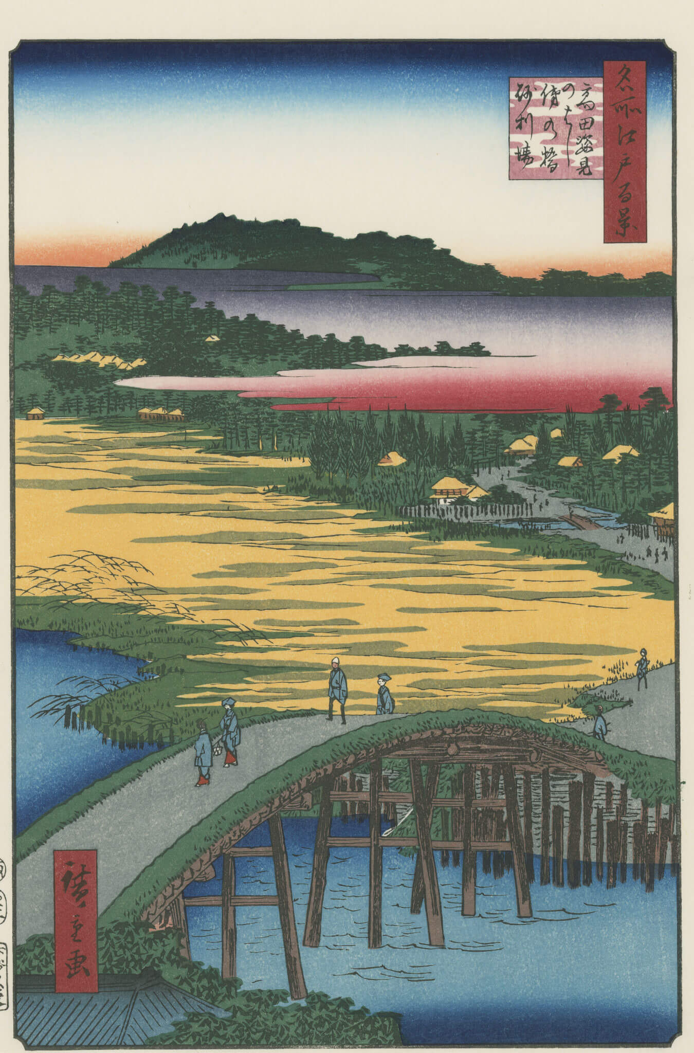 綾瀬川鐘か淵 – Ukiyo-e Prints Online Shop