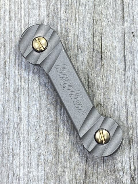 KeyBar Half Carved Titanium - EDC Specialties | Every Day Carry