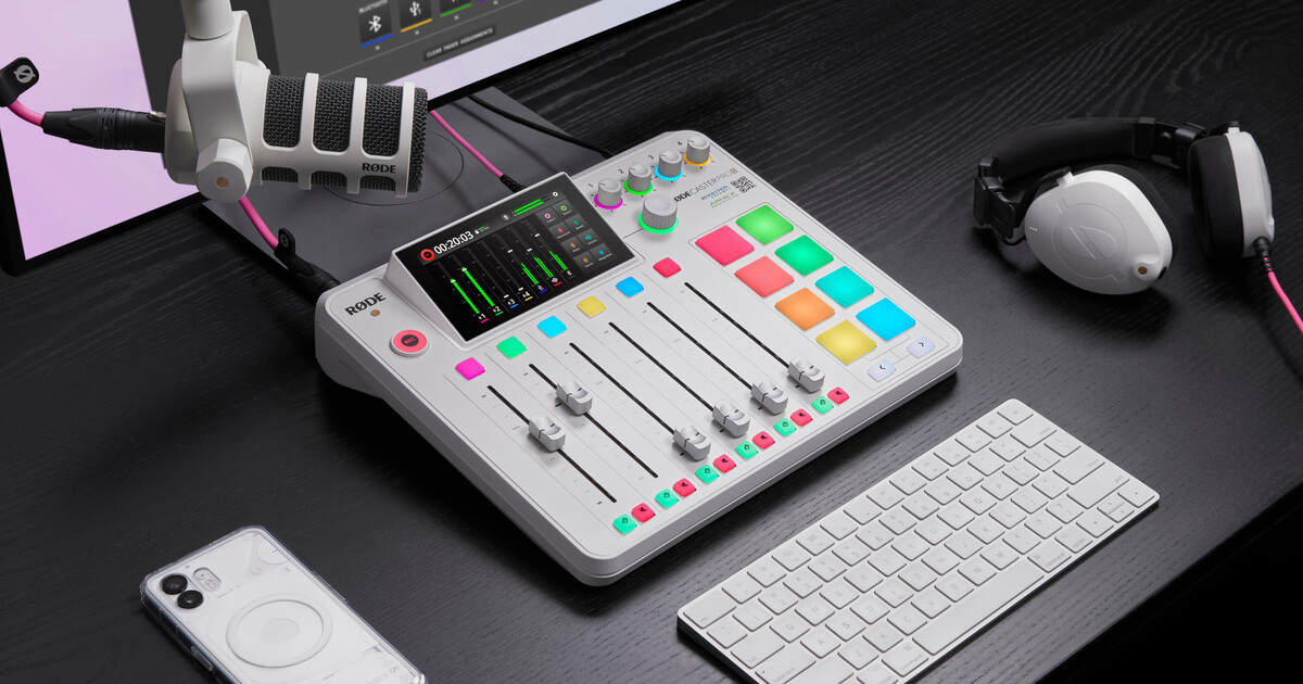 Introducing the RØDECaster Pro II in White | RØDE (US)