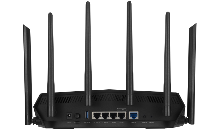 The TUF Gaming AX5400 brings style and stability to your WiFi 6