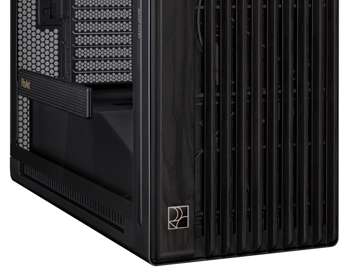 The ProArt PA602 Wood Edition chassis pairs eco-friendly materials