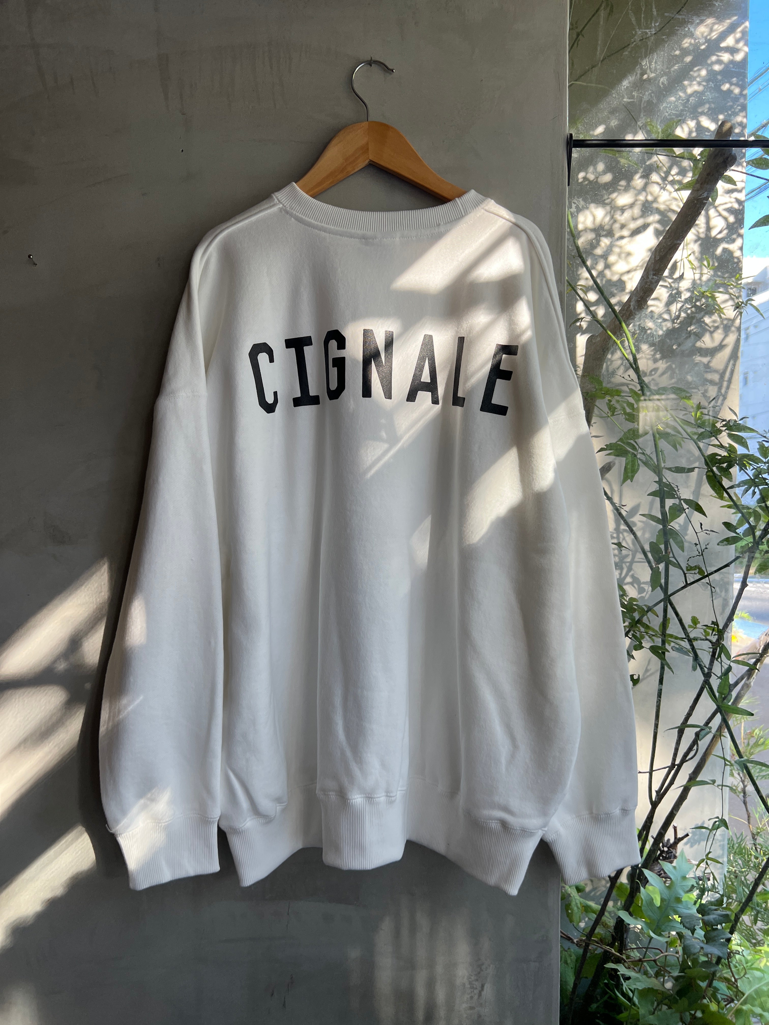 RESTOCK】Cignale × edit & co. CREW SWEAT