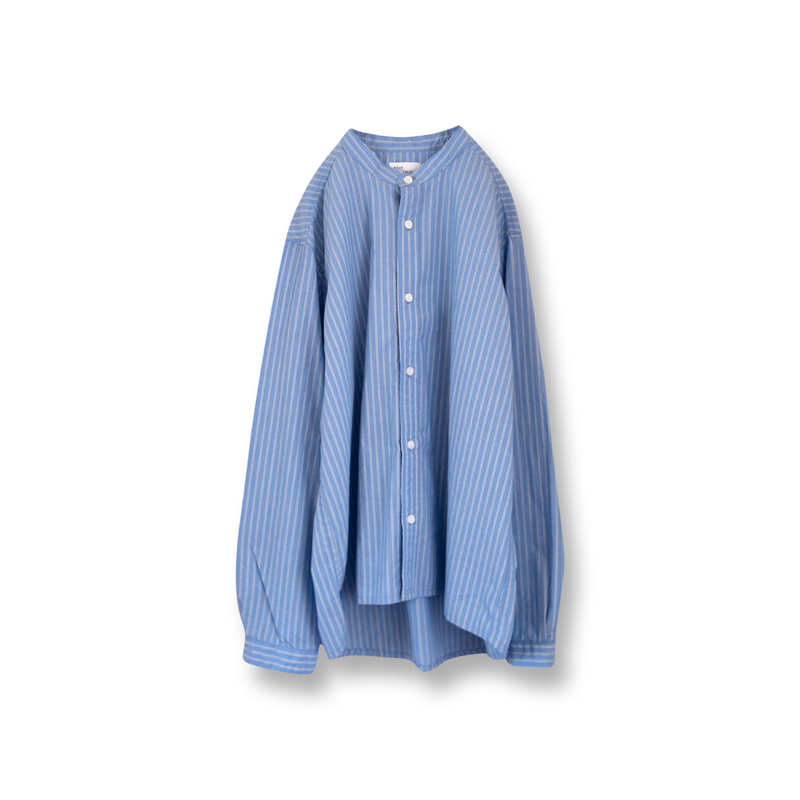 Stripe over shirts(ストライプオーバーシャツ/ブルー) – EDIT CLOTHING