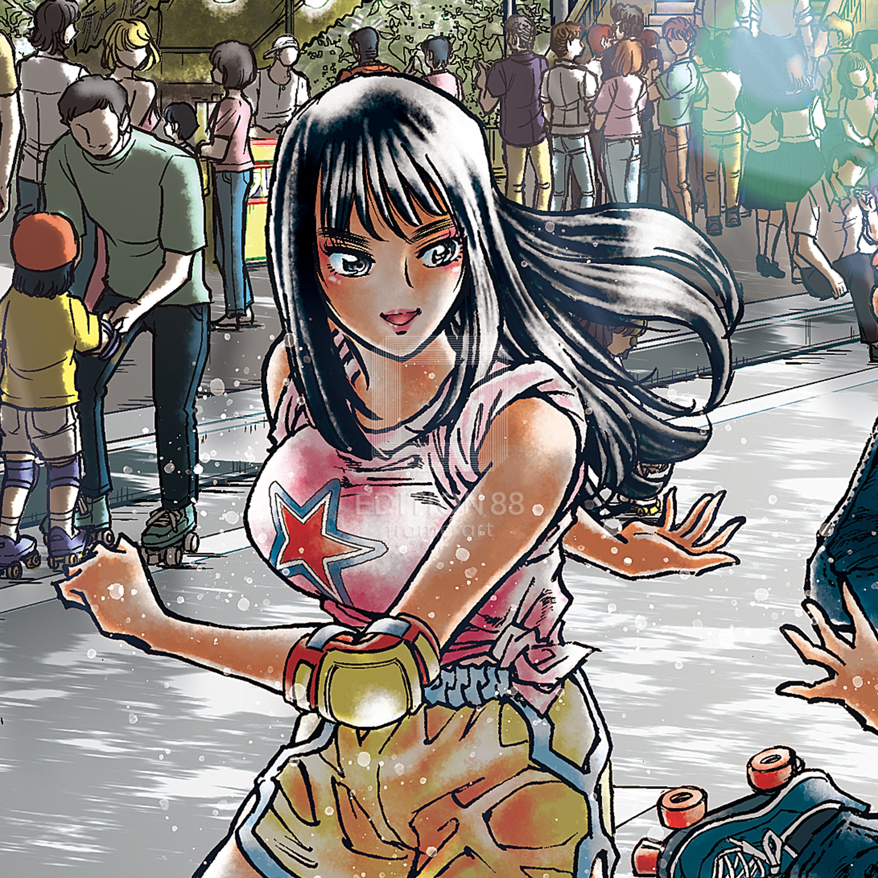 アオイホノオ」88グラフ2/島本和彦（直筆サイン入り / 国内版限定100枚）