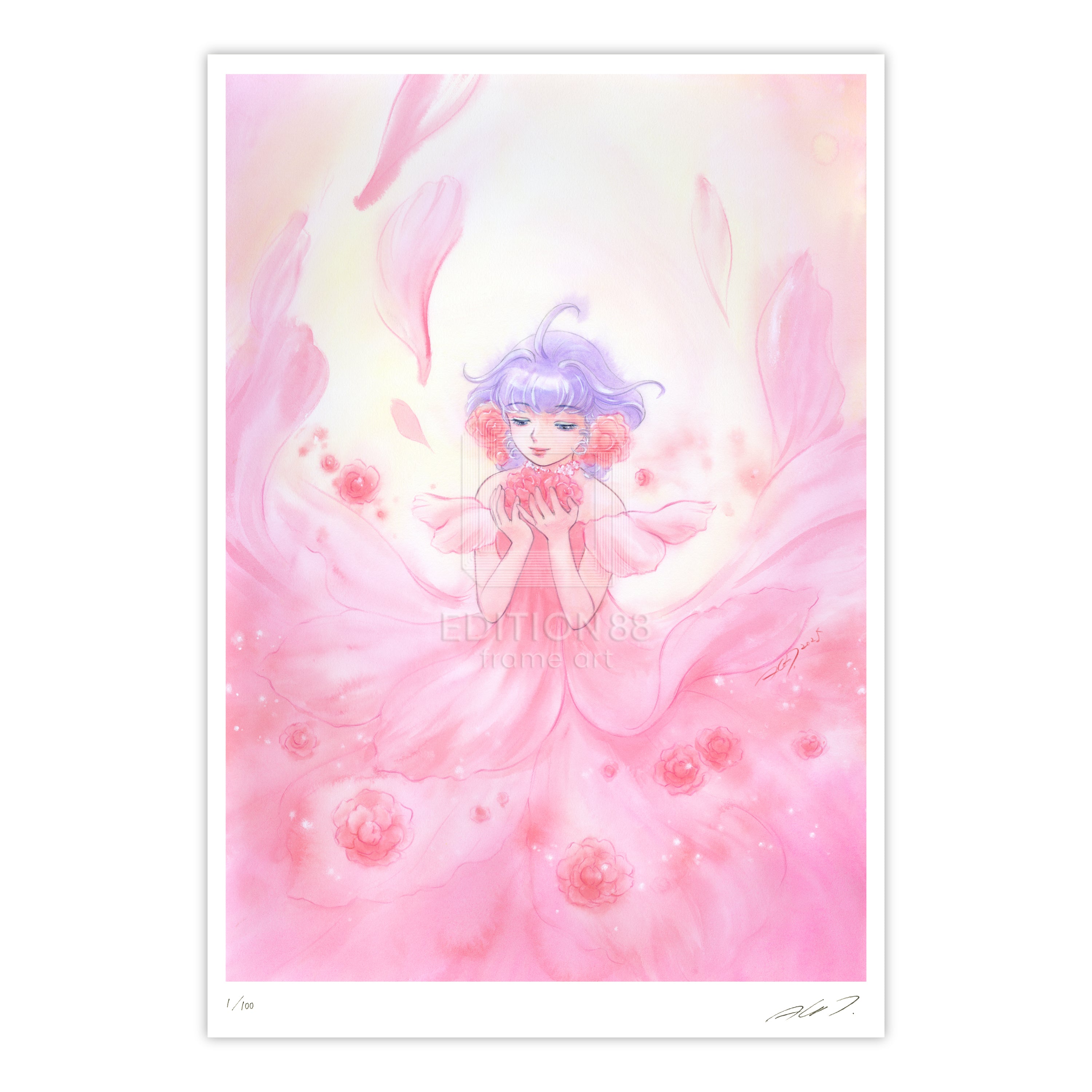 魔法の天使クリィミーマミ」88グラフ Peaceful moment /高田明美（直筆