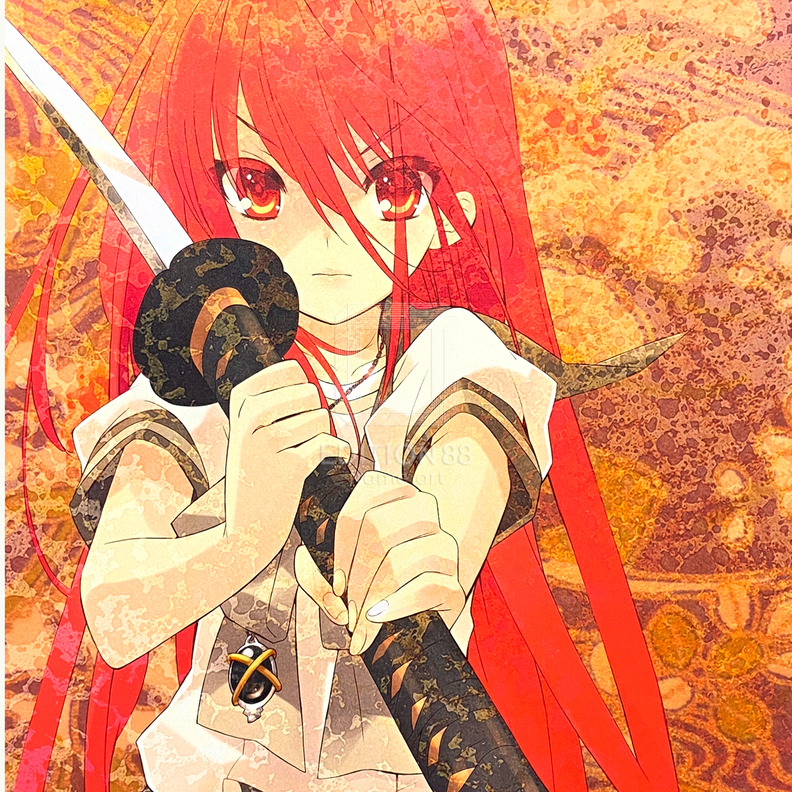 灼眼のシャナ」88グラフ11（いとうのいぢ画集Ⅲ 蒼炎 描き下ろし