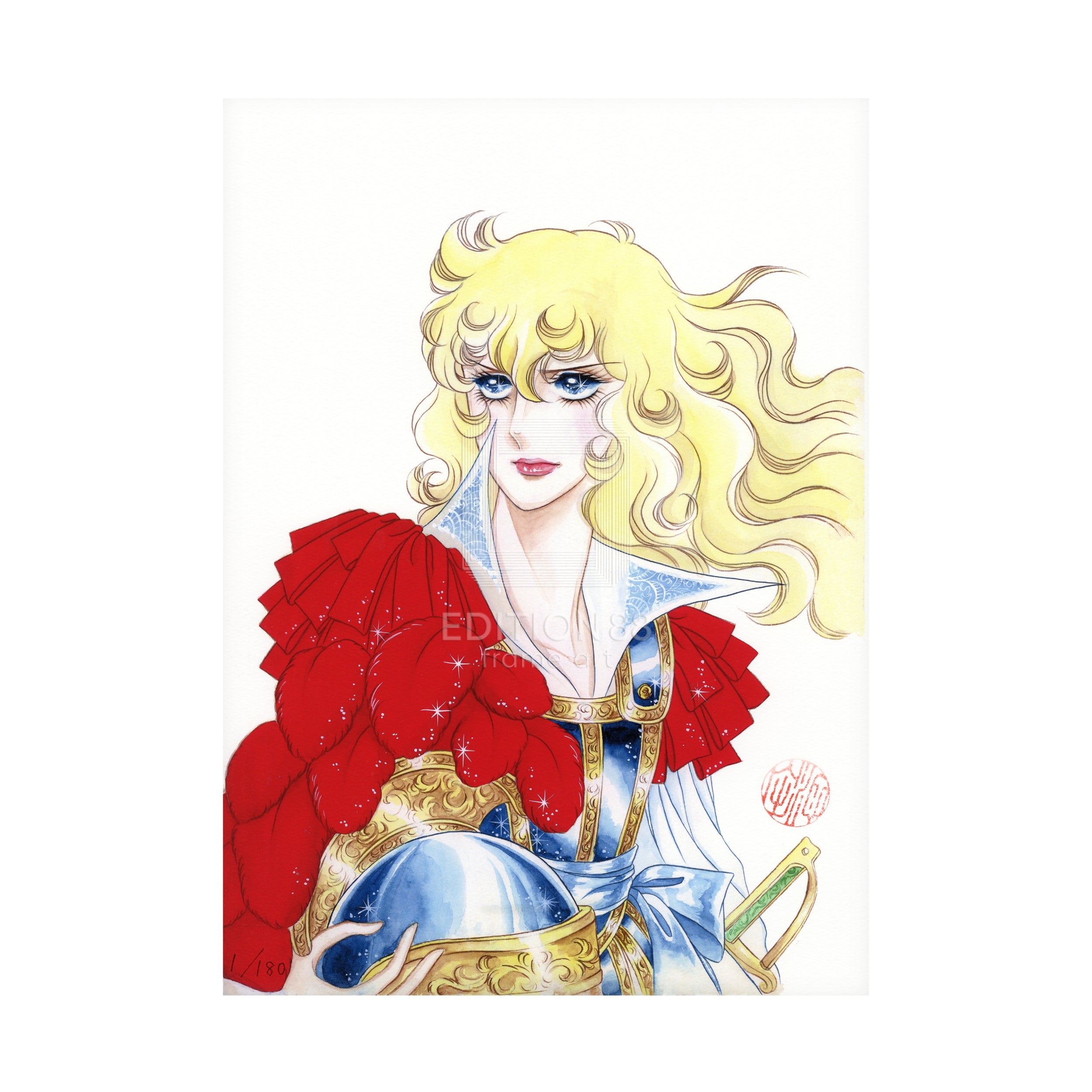 ベルサイユのばら」88グラフ14 petit / 池田理代子（落款入り / 限定