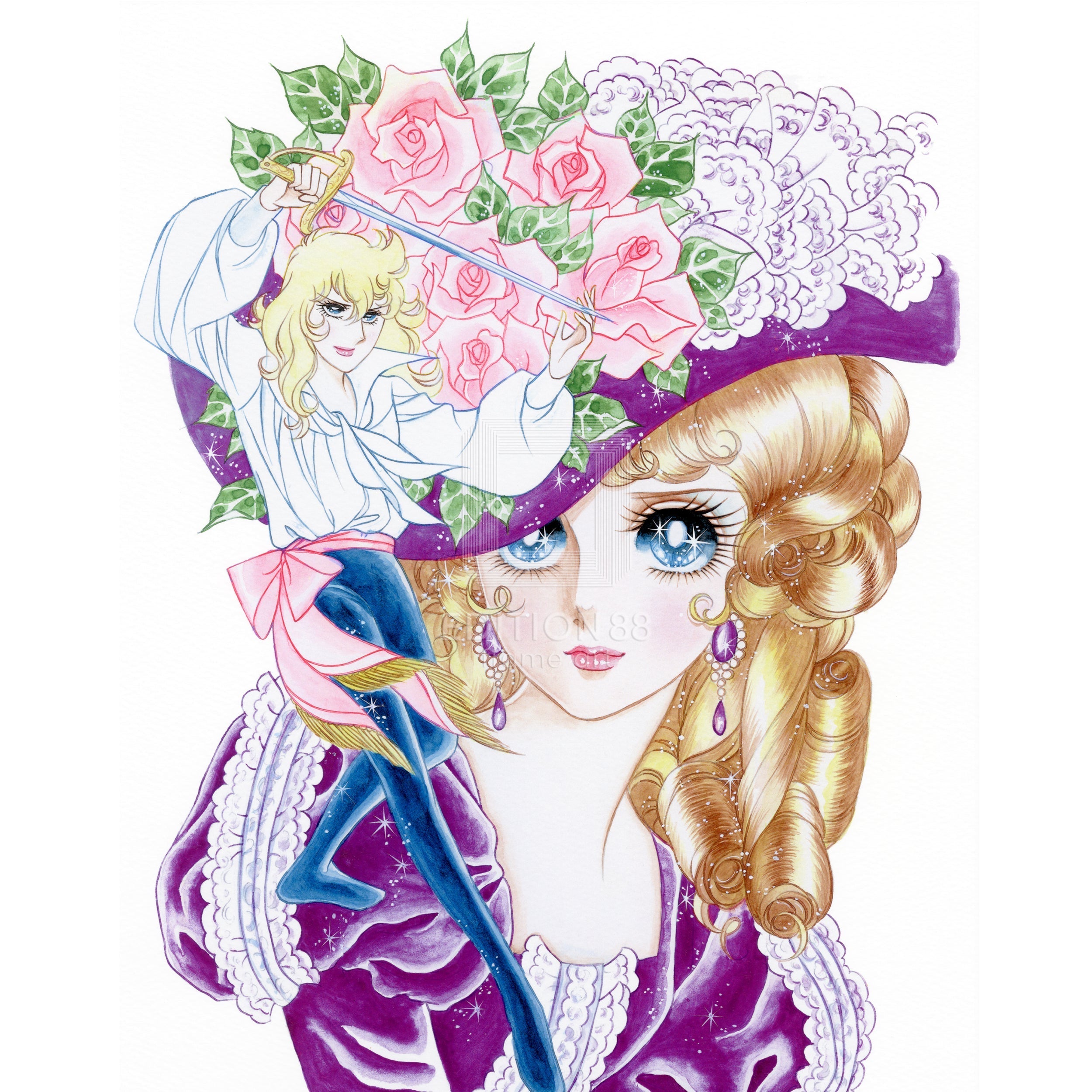 ベルサイユのばら」88グラフ15 / 池田理代子（直筆サイン入り / 限定