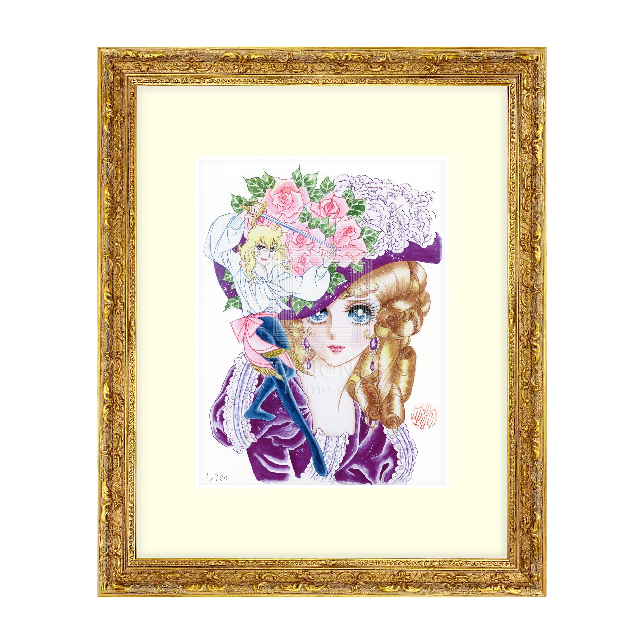 ベルサイユのばら」88グラフ15 petit / 池田理代子（落款入り / 限定