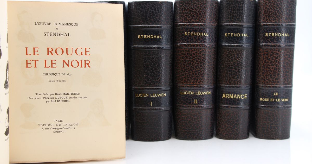 STENDHAL • L'Oeuvre romanesque de Stendhal. Oeuvres complètes en