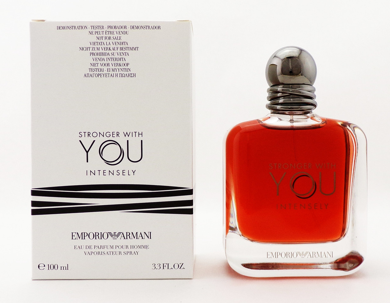 Stronger With You INTENSELY by Emporio Armani 3.3 oz. EDP Pour