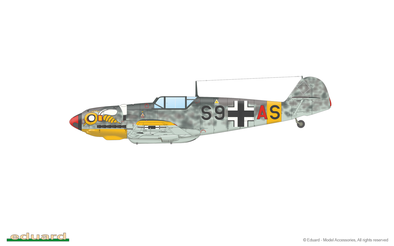 Bf 109E-7 1/48 - Eduard Store