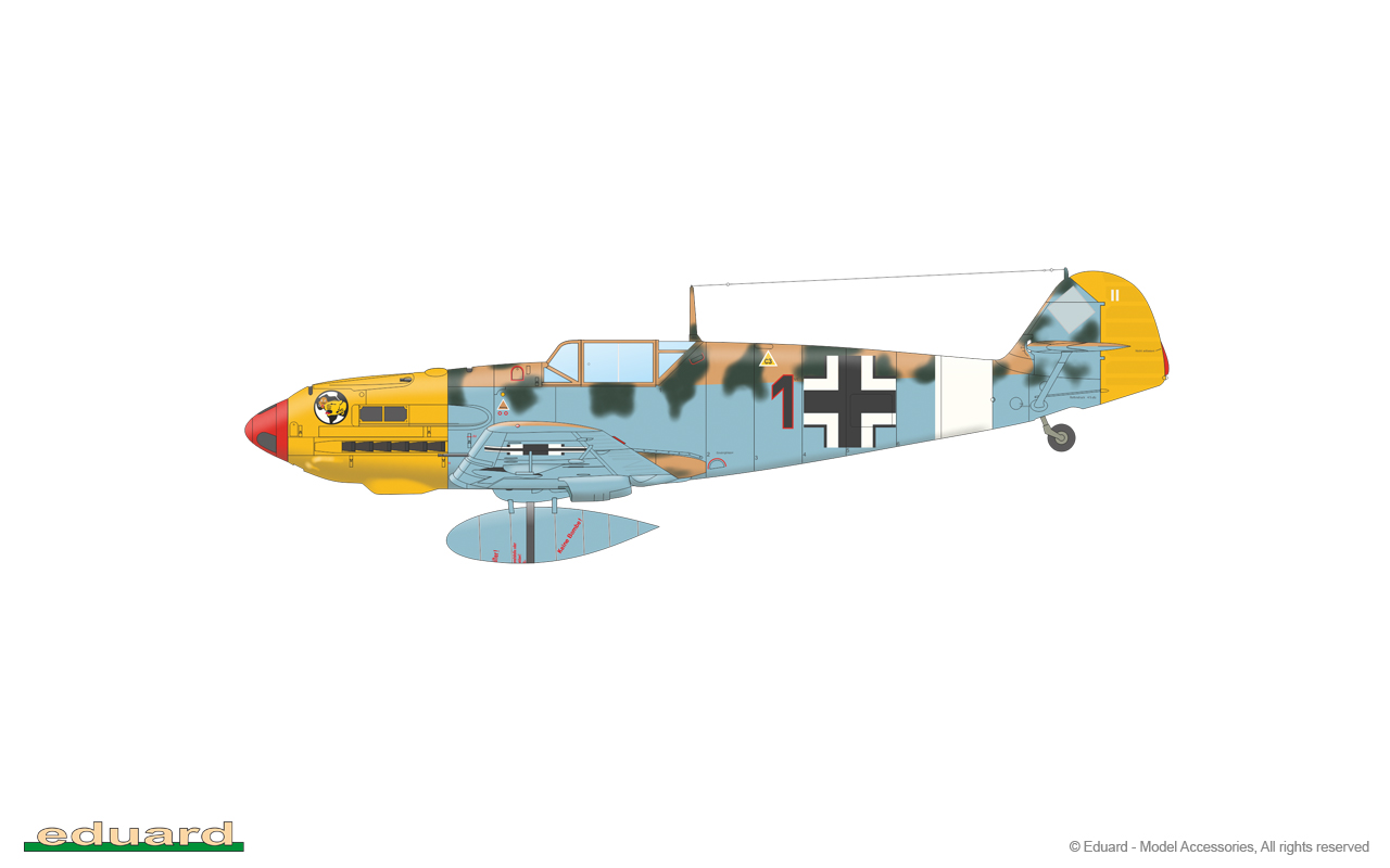 Bf 109E-7 1/48 - Eduard Store