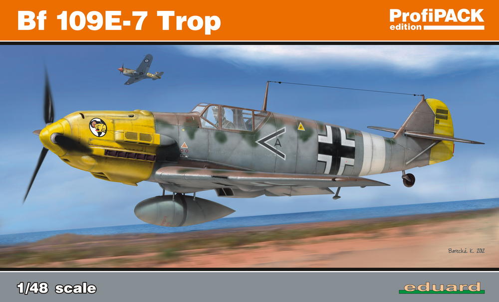 Bf 109E-7 Trop 1/48 - Eduard Store