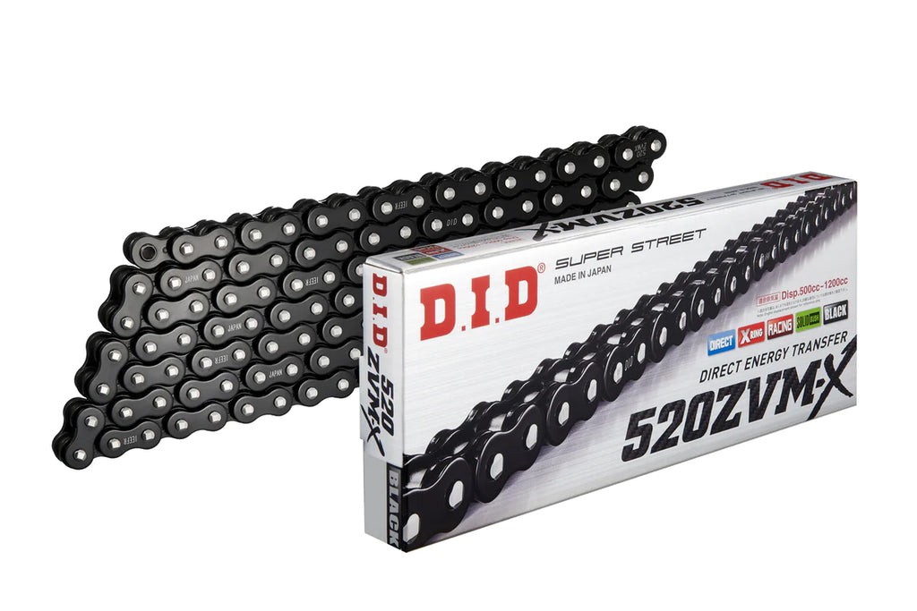 DID 520 ZVMX 120-Link Chain Race Street Chain – EDR Performance