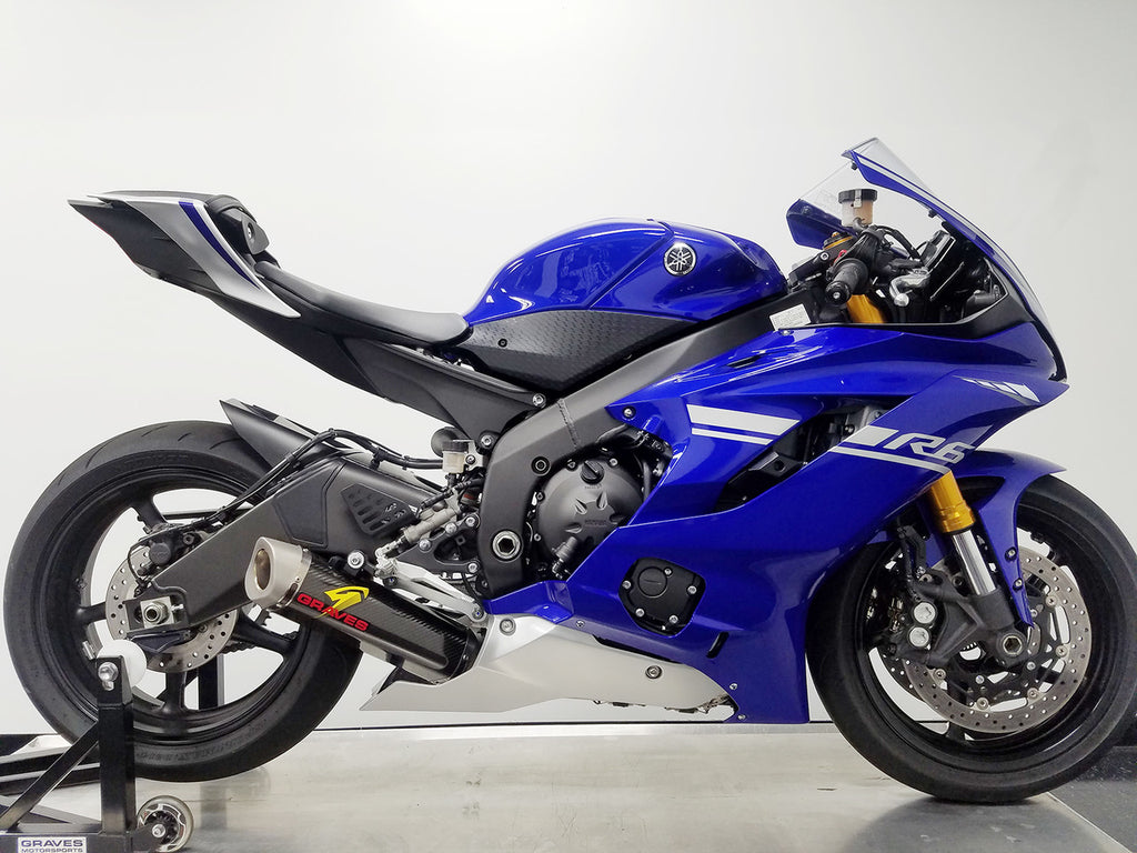 Yamaha R6 Full Titanium - Carbon WORKS 7 Exhaust – EDR Performance