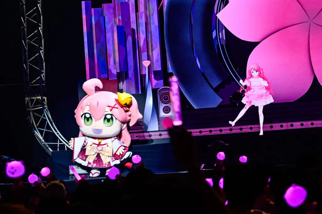女性VTuberグループ「ホロライブ」さくらみこ1st Live“flower
