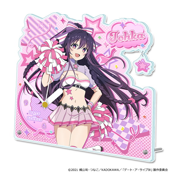 デート・ア・ライブⅣ 描き下ろし アクリル置時計【夜刀神十香