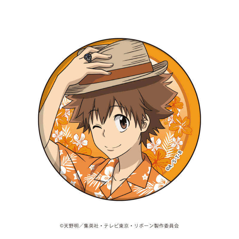 缶バッジ「家庭教師ヒットマンREBORN!」61/アロハシャツver