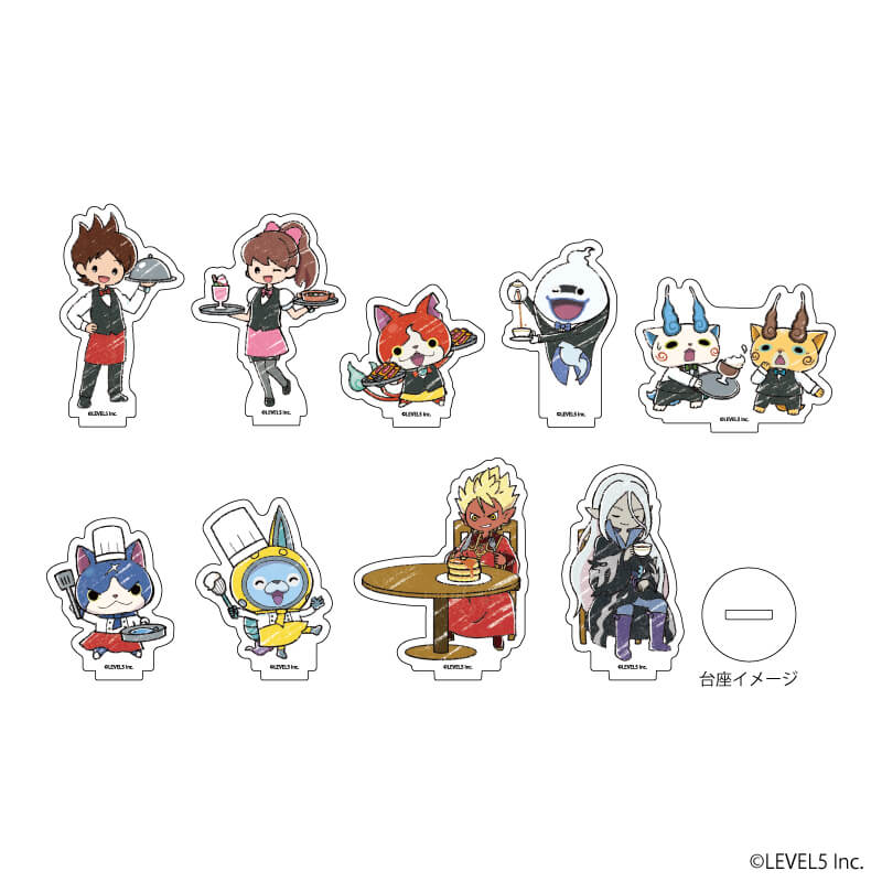 アクリルぷちスタンド「妖怪ウォッチ」11/カフェver. コンプリートBOX