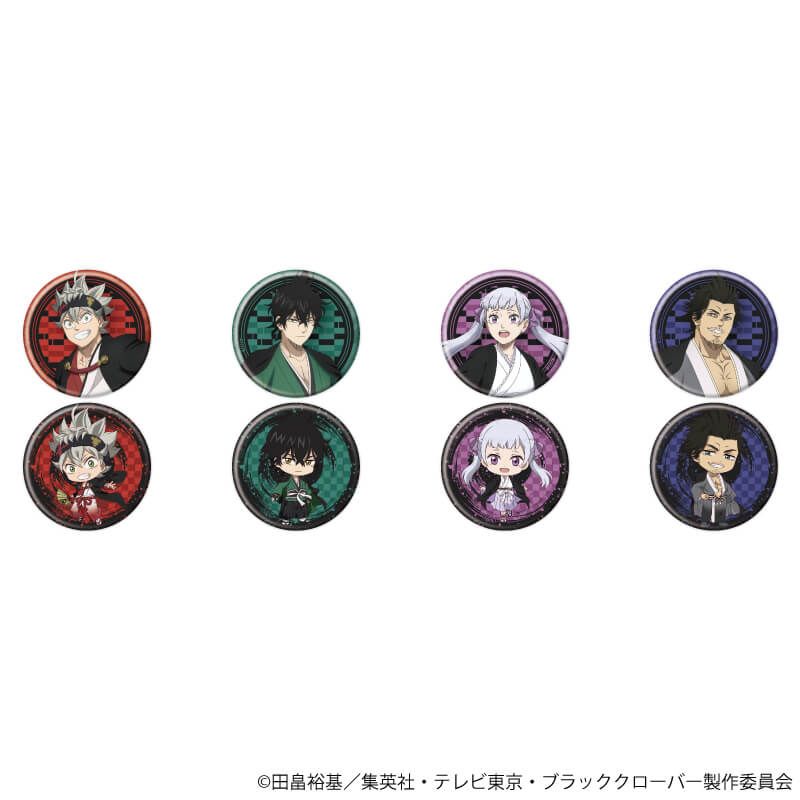 缶バッジ「ブラッククローバー」05/ぴえろ45周年ver. コンプリートBOX