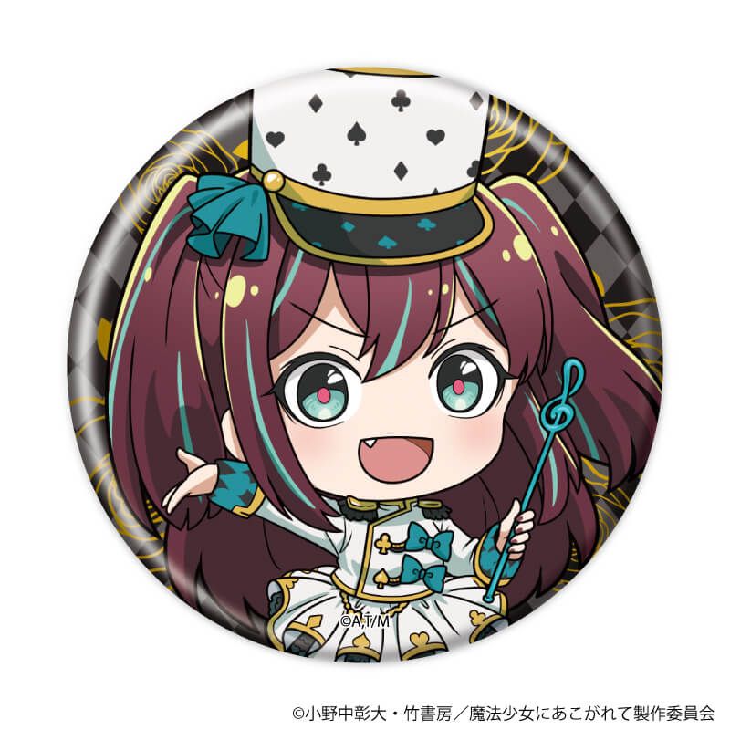 缶バッジ「魔法少女にあこがれて」03/不思議の国のアリスver