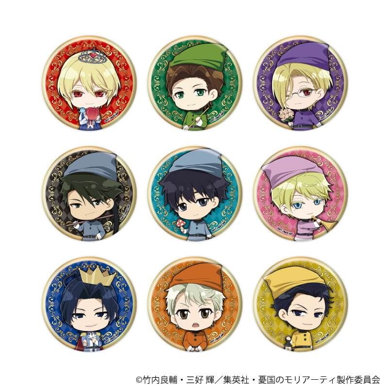 缶バッジ「憂国のモリアーティ」16/童話ver.トレーディング(9種