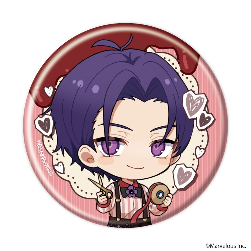 缶バッジ「千銃士:Rhodoknight」52/バレンタインver. コンプリート