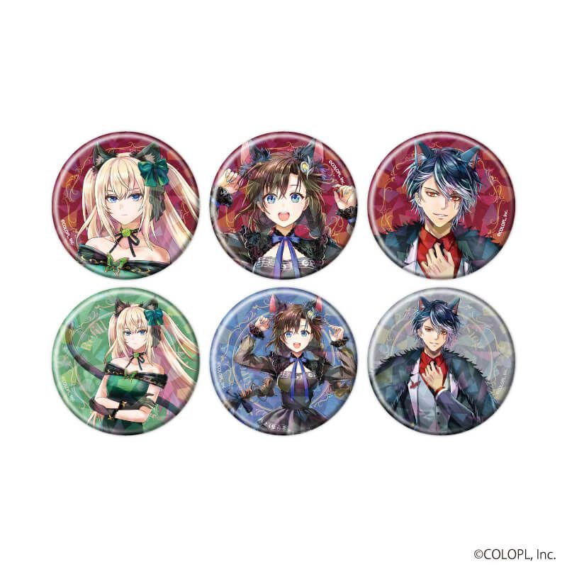 缶ミラー「クイズRPG 魔法使いと黒猫のウィズ」02/リレイ 猫の日ver