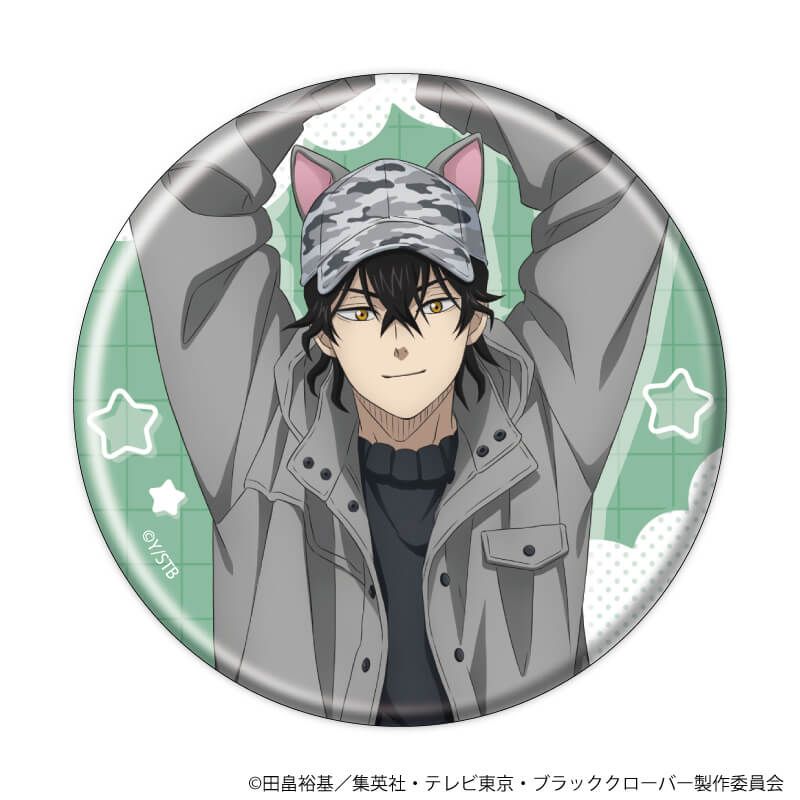 缶バッジ「ブラッククローバー」24/ケモミミカチューシャver