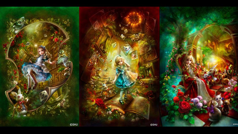 SHU アリス 絵画 版画 Cranky Alice プラチナコレクション ◇版画◇SHU