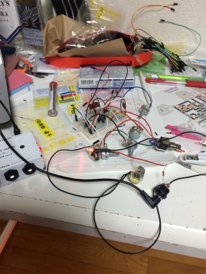 エフェクター・オーバードライブのZendriveを自作するための材料