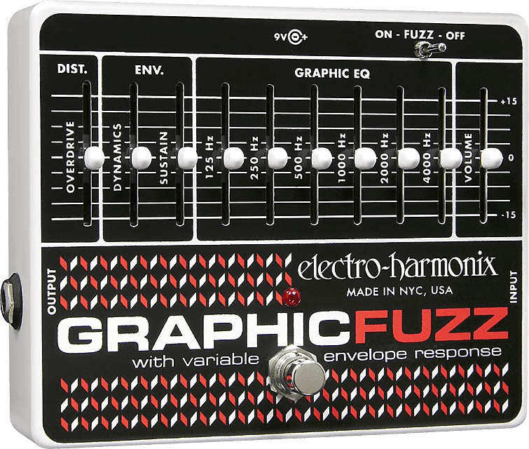 ELECTRO HARMONIX Graphic Fuzz - 10バンド・グラフィックEQ +