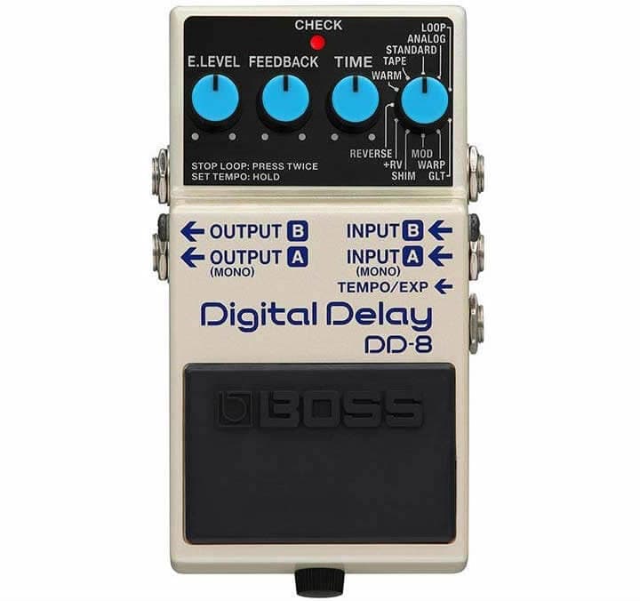 BOSS DD-8 - 多彩なディレイモードとワイドレンジなサウンドを獲得した