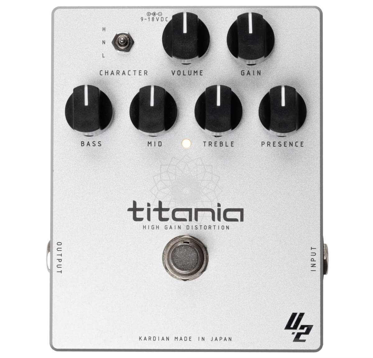 titania v2 高ゲインディストーションペダル titania v2 高ゲイン
