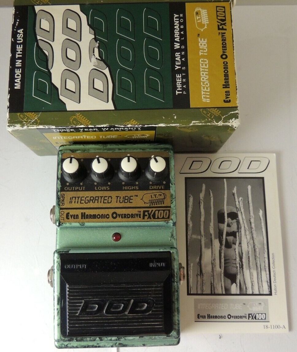 FX100 Integrated Tube Even Harmonic Overdrive w/Original Packaging