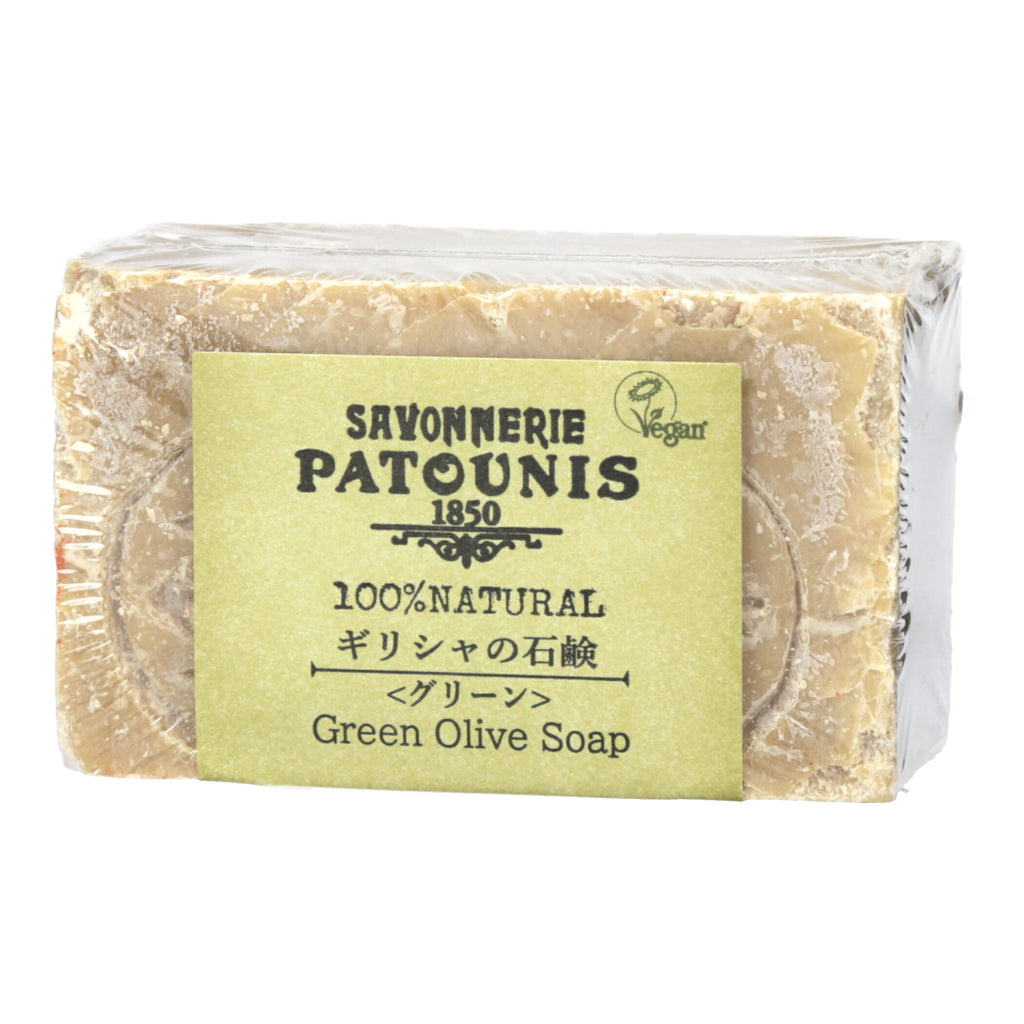 パトーニス 公式｜敏感肌の方へ【ギリシャの石けん】グリーン 単品・10